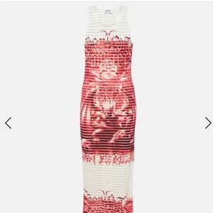 COPY - JEAN PAUL GAULTIER
Striped printed cotton-blend jersey maxi dress